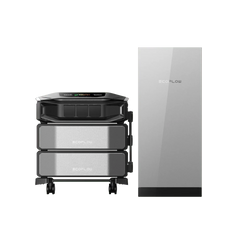 EcoFlow Smart Gateway (200A) system with six independently controlled circuits and stacked battery modules.