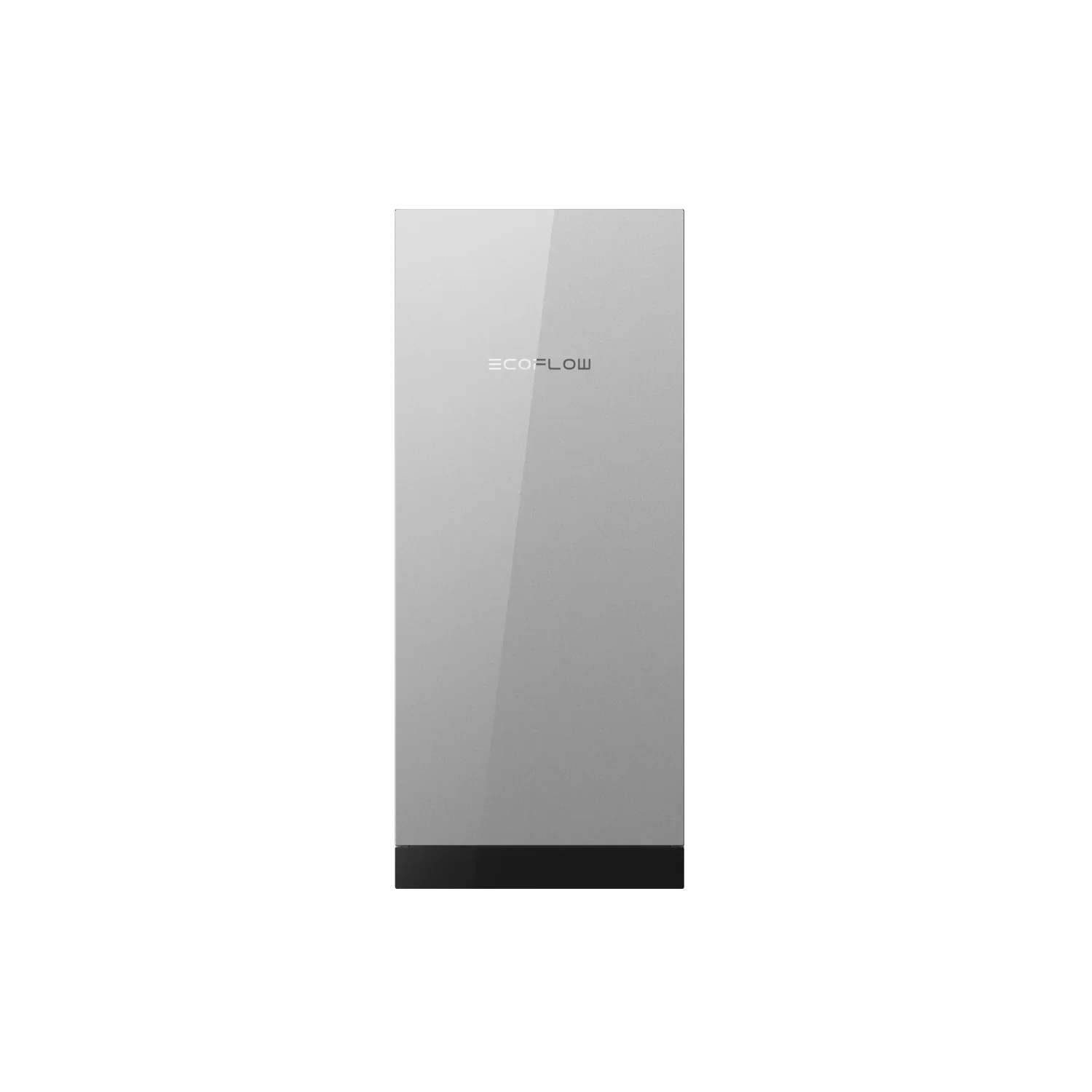 EcoFlow Smart Gateway (200A) device, sleek silver cabinet with six independently controlled circuits and black base