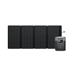 EcoFlow DELTA 2 Max + 160W Solar | 10Y LFP, 99% Appliances, 43m Fast Charge, Durable
