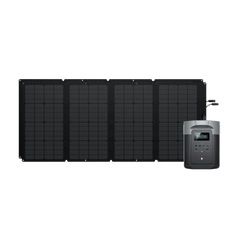 EcoFlow DELTA 2 Max + 160W Solar | 10Y LFP, 99% Appliances, 43m Fast Charge, Durable