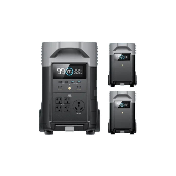 EcoFlow DELTA Pro + DELTA Pro Smart Extra Battery - Green Vista Living