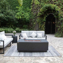 Elementi Andes Fire Table With Propane Tank Holder - Green Vista Living