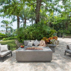 Elementi Andes Fire Table With Propane Tank Holder - Green Vista Living