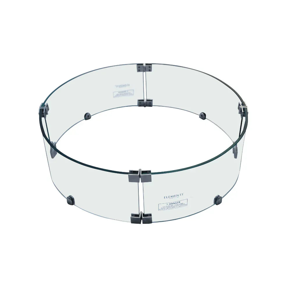 Elementi Fire Table Wind Screen for Metropolis, Columbia, Boulder and Manchester - Green Vista Living