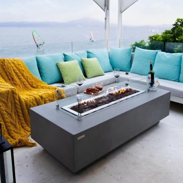 Elementi Granville Fire Pit Table OFG121 - Green Vista Living