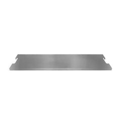 Elementi Granville fire table stainless steel lid on white background