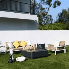 Elementi Plus Bergamo Fire Table OFG419DG - Green Vista Living