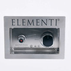 Elementi Plus Bianco White Marble Porcelain Fire Table OFP103BW - Green Vista Living