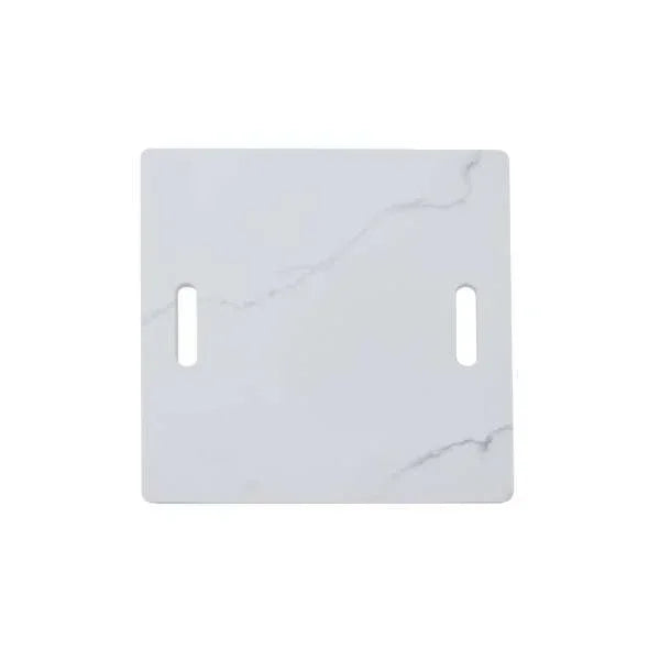 Elementi Plus Bianco White Marble Porcelain Fire Table OFP103BW - Green Vista Living