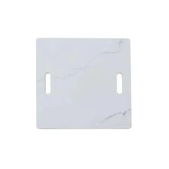 Elementi Plus Bianco 40" Marble Porcelain Fire Table - Bianco White - Green Vista Living