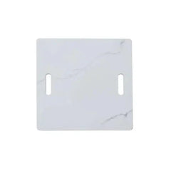 Elementi Plus Bianco 40" Marble Porcelain Fire Table - Bianco White - Green Vista Living