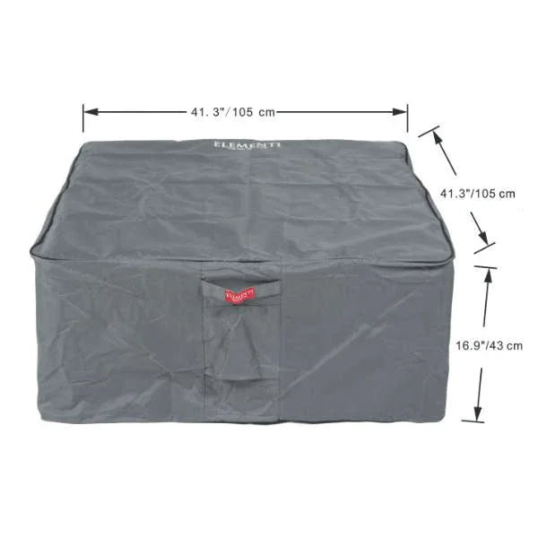 Elementi Plus Bianco White Marble Porcelain Fire Table OFP103BW - Green Vista Living