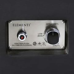 Elementi Plus Valencia Porcelain Top Fire Table OFP102BB - Green Vista Living