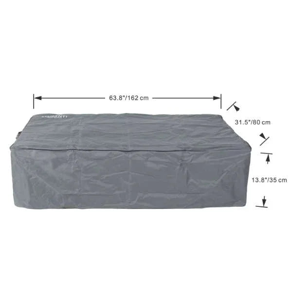 Elementi Plus Valencia Porcelain Top Fire Table OFP102BB - Green Vista Living