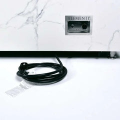 Elementi Plus Carrara Marble Pocelain Fire Table OFP121BW - Green Vista Living