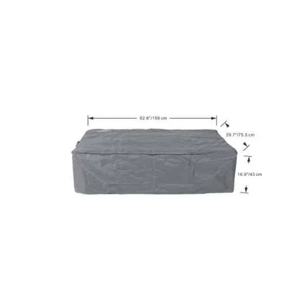 Elementi Plus Carrara Marble Pocelain Fire Table OFP121BW - Green Vista Living