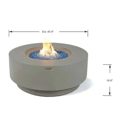 Elementi Plus Colosseo Fire Table OFG414LG - Green Vista Living