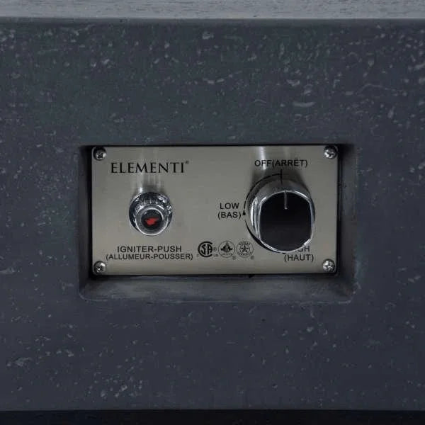 Elementi Plus Positano Fire Table OFG415DG - Green Vista Living