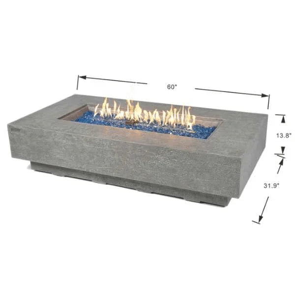 Elementi Plus Riviera Fire Table OFG415LG - Green Vista Living