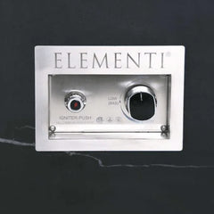 Elementi Plus Varna Marble Porcelain Fire Table OFP121BB - Green Vista Living