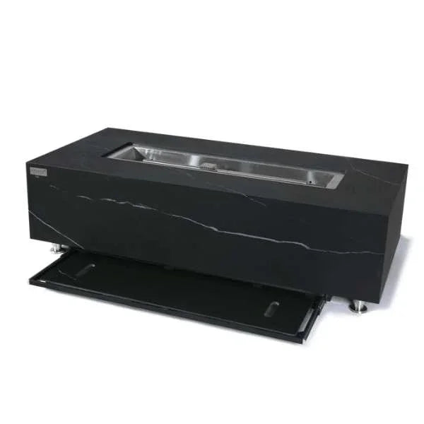 Elementi Plus Varna Marble Porcelain Fire Table OFP121BB - Green Vista Living