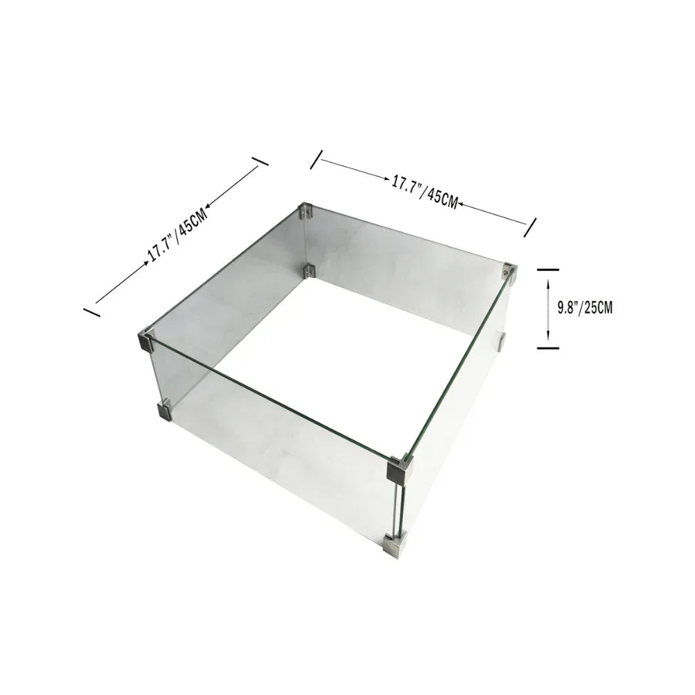 Elementi Wind Screen for Fire Tables for Montreal & Rova - Green Vista Living