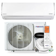 Pioneer® Diamante Essenza™ 35,000 BTU 17 SEER2 230V High-Wall Ductless Mini-Split Air Conditioner Inverter Heat Pump with 16 Ft. Kit - Green Vista Living