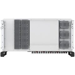 Green Vista Living industrial inverter with multiple cooling fins and input connectors