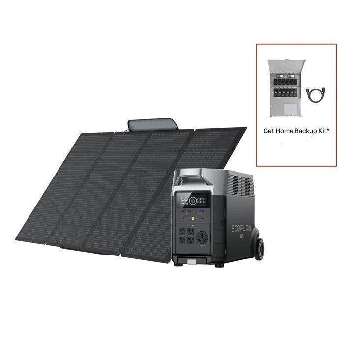 EcoFlow DELTA Pro + 400W Solar Panel - Green Vista Living