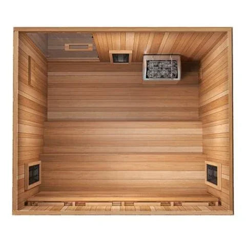 Finnmark Designs FD-5 Trinity XL Infrared & Steam Sauna | 4 Person - Green Vista Living