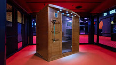 FitSauna DIY Exercise Sauna, Hemlock, 3-Person, 69” x 53” x 80”