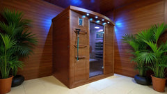 FitSauna DIY Exercise Sauna, Hemlock, 3-Person, 69” x 53” x 80”