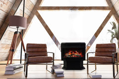 Amantii Sierra Flame 26-inch Lumina Freestanding Smart Electric Fireplace - Green Vista Living