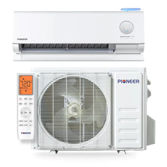 Pioneer® Quantum Fresh™ 12,000 BTU 24 SEER2 High-Wall Ductless Mini-Split Fresh Air Conditioner Inverter Heat Pump Full Set - Green Vista Living