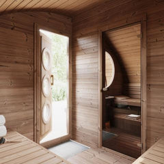 SaunaLife Model G11 Outdoor Sauna | 8 Persons - Green Vista Living