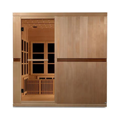 Golden Design Ultra Low EMF 8-Person Dynamic "Catalonia" Infrared Sauna with Hemlock Wood | Model: GDI-6880-02 Elite