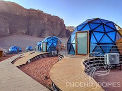 Phoenix Domes Glass Dome - Glass Panel Geodesic Dome - Green Vista Living