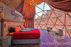 Phoenix Domes Glass Dome - Glass Panel Geodesic Dome - Green Vista Living