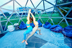 Phoenix Domes Glass Dome - Glass Panel Geodesic Dome - Green Vista Living