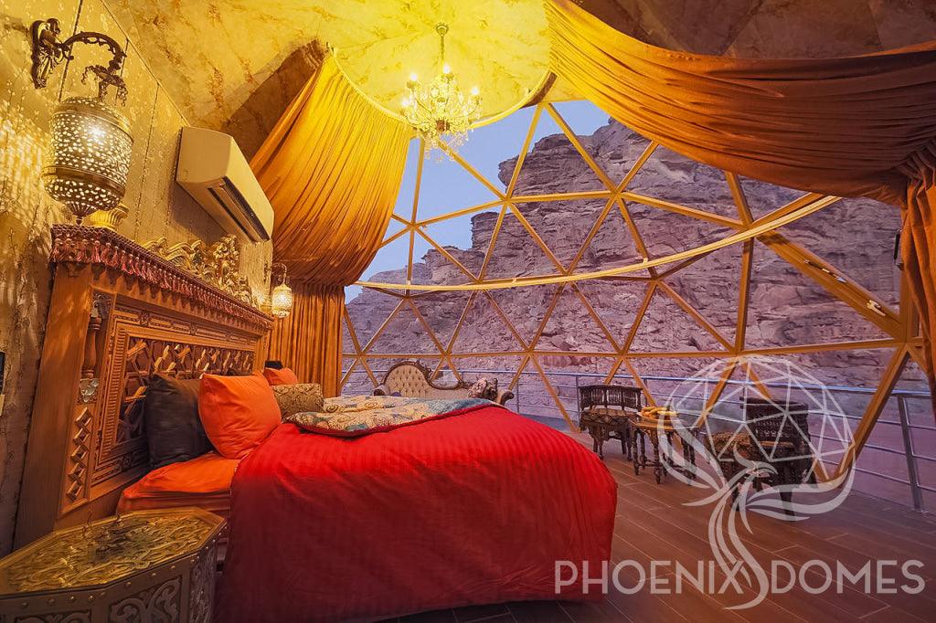 Phoenix Domes Glass Dome - Glass Panel Geodesic Dome - Green Vista Living