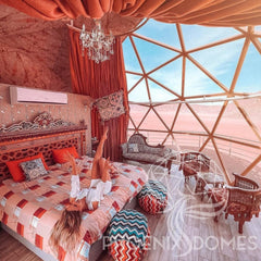 Phoenix Domes Glass Dome - Glass Panel Geodesic Dome - Green Vista Living