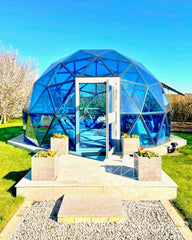 Phoenix Domes Glass Dome - Glass Panel Geodesic Dome - Green Vista Living