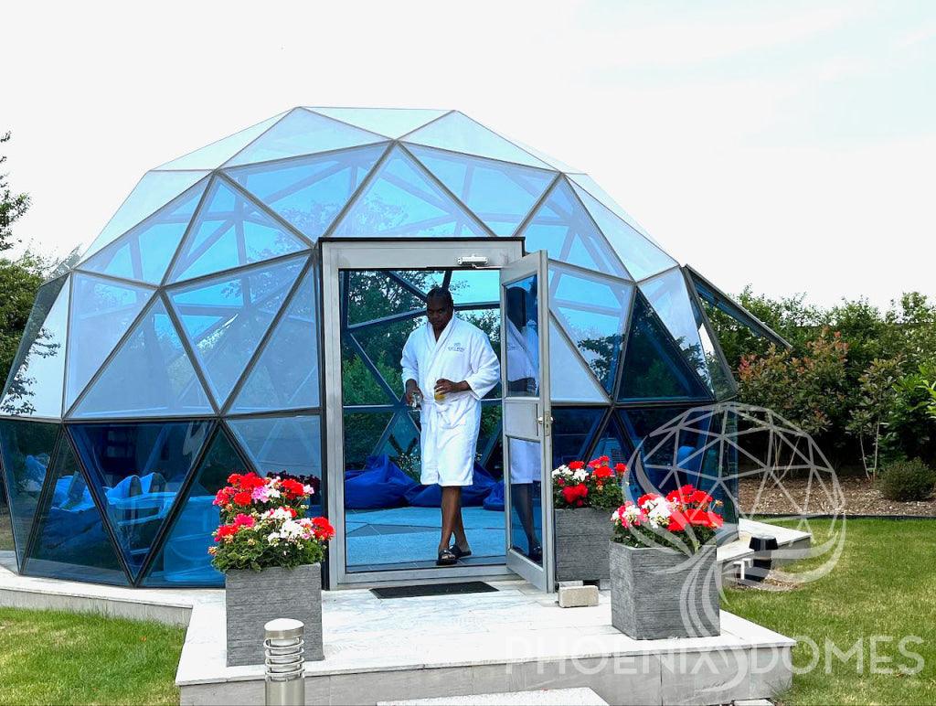 Phoenix Domes Glass Dome - Glass Panel Geodesic Dome - Green Vista Living