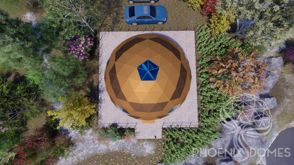 Glass/Hard Panel Dome - Phoenix Domes - Green Vista Living