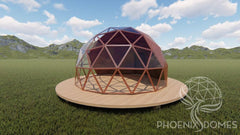Glass/Hard Panel Dome - Phoenix Domes - Green Vista Living