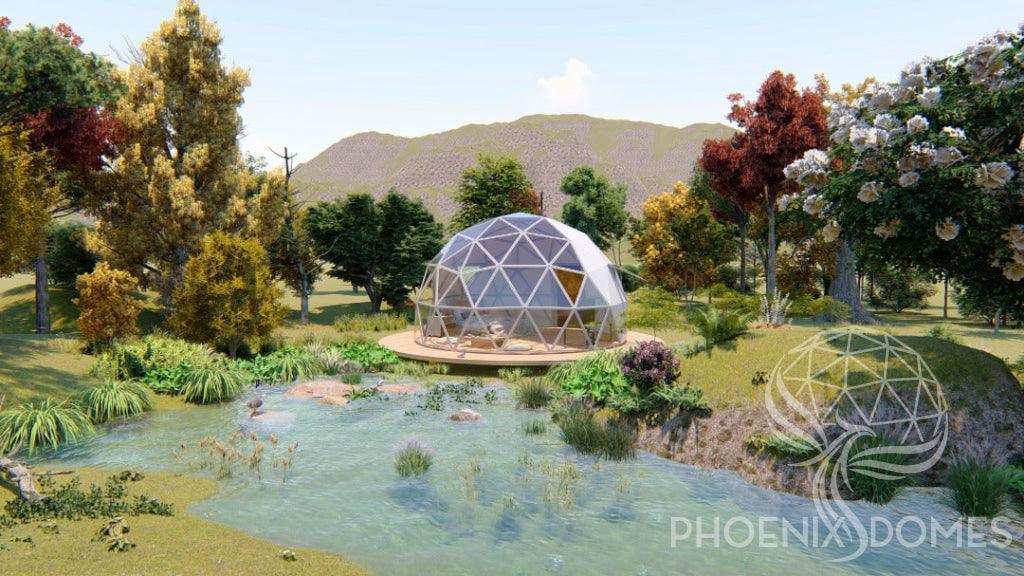 Glass/Hard Panel Dome - Phoenix Domes - Green Vista Living