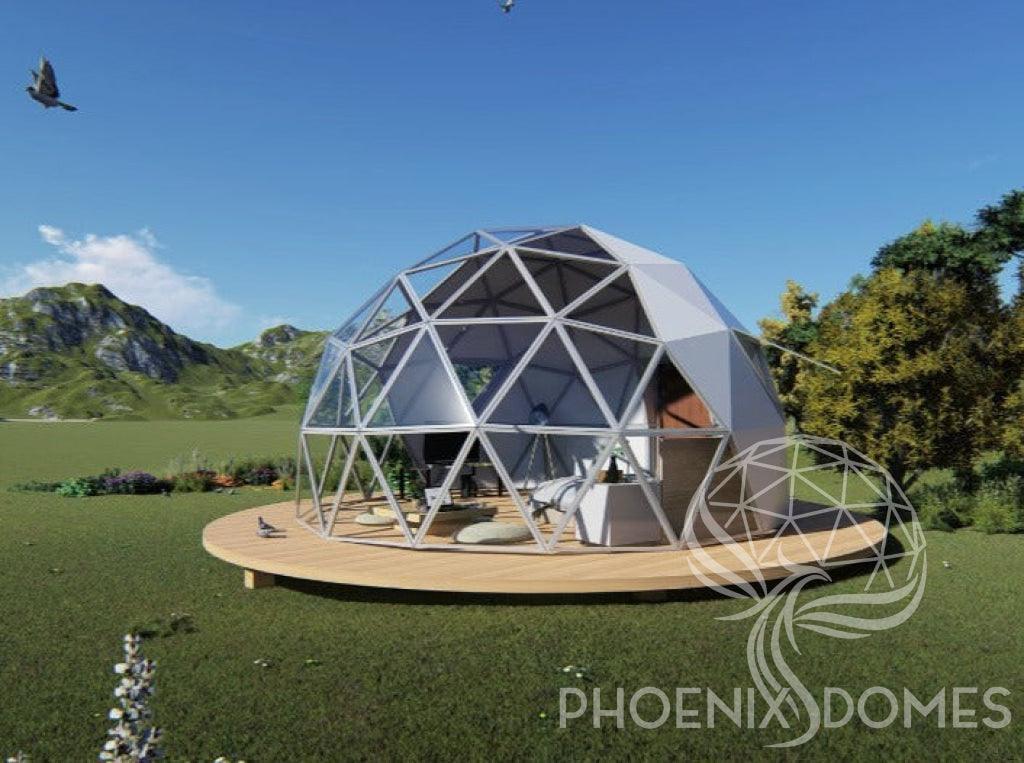 Glass/Hard Panel Dome - Phoenix Domes - Green Vista Living