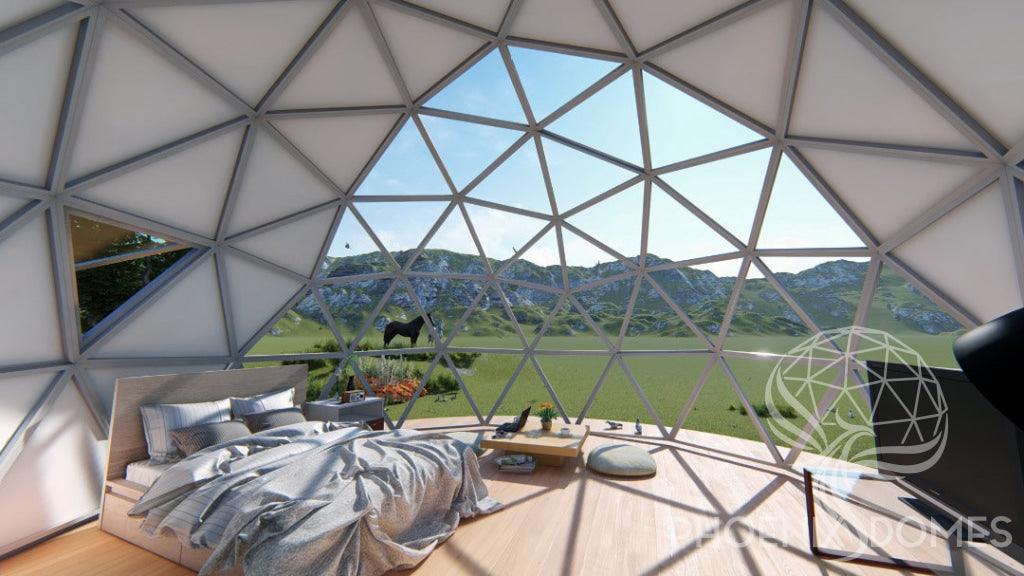 Glass/Hard Panel Dome - Phoenix Domes - Green Vista Living