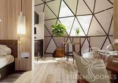 Glass/Hard Panel Dome - Phoenix Domes - Green Vista Living