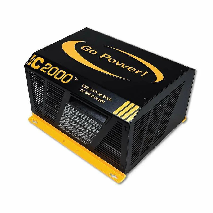 Go Power! 2000W Pure Sine Wave Inverter/Charger - GP-IC-2000-12-PKG - Green Vista Living